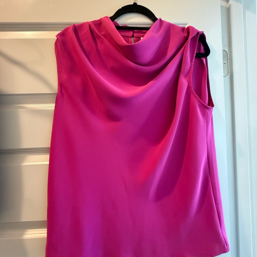 Babaton Fuchsia Sleeveless Top